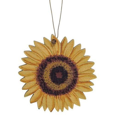 3 Set Wooden Sunflower Ornaments - The Fox Decor